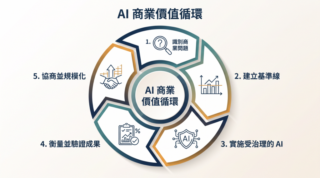 把 AI 技能轉化為可信商業成果和薪酬籌碼的五步循環