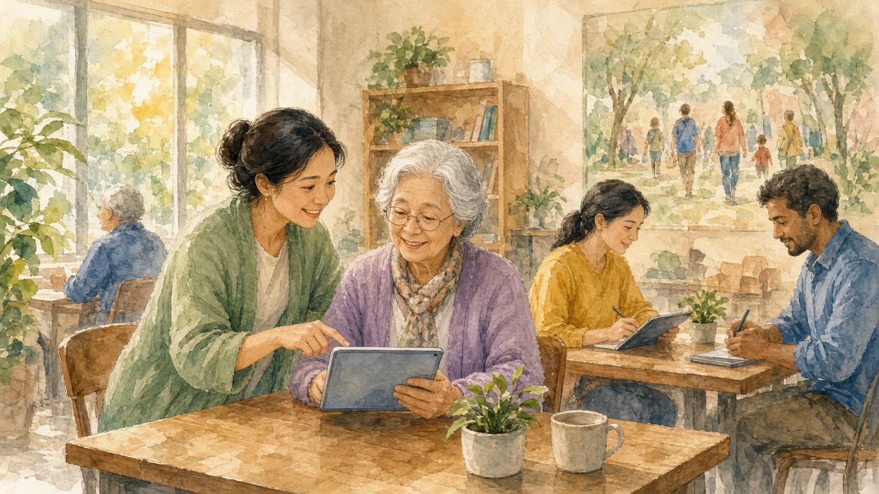 社福 AI 實驗室與全民 AI 培訓，推動智慧服務與市民數碼能力提升。