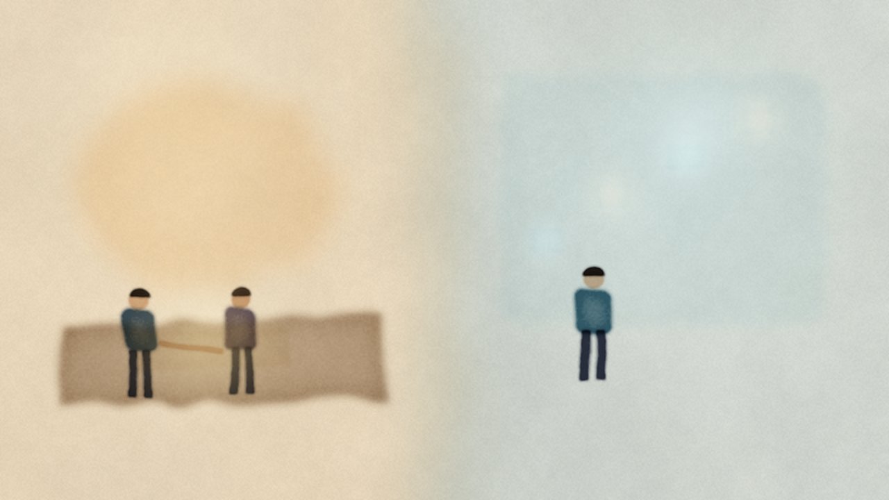 Figure: Left — internal risk-review collaboration (illustration); right — an independent evaluator publishing under glass-box constraints — editorial illustration with no text or logos; not an actual office or system photo.